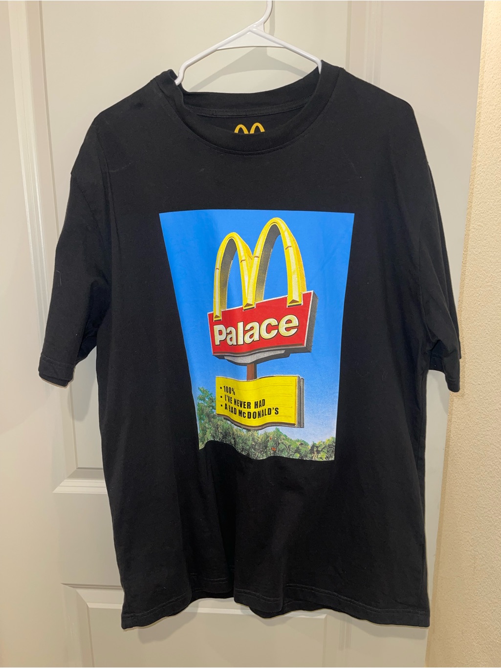 Palace X Mcdonald's Graphic Black T-Shirt Xxl